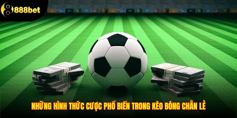 Những hình thức cược phổ biến trong kèo bóng chẵn lẻ